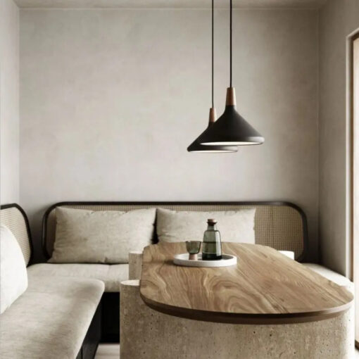 Κρεμαστό Φωτιστικό DFTP  Nori 27 1xE27 Μαύρου Χρώματος – 2120813003