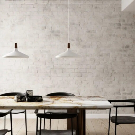 Κρεμαστό Φωτιστικό DFTP Nori 39 1xE27 Λευκού Χρώματος – 2120823001