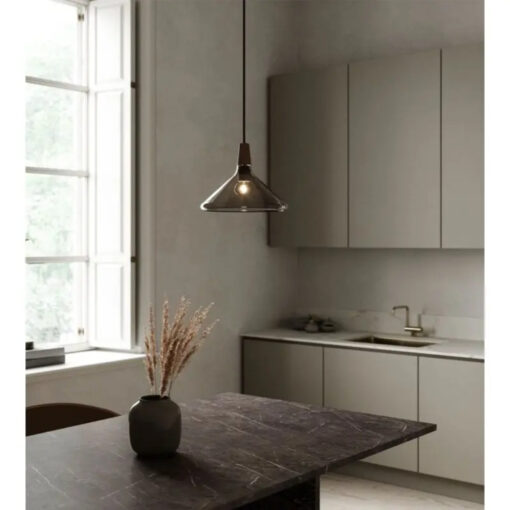 Κρεμαστό Φωτιστικό DFTP  Nori 27 1xE27 Φιμέ Χρώματος – 2120853047