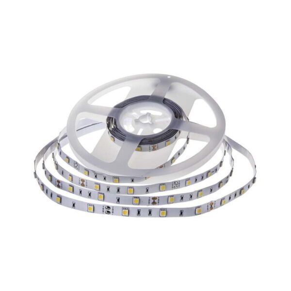 Tαινία LED DC:12V SMD5050 4.8W/m IP20 3000K θερμό λευκό V-TAC – 212135