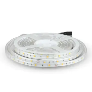 LED Ταινία 4W V-TAC Dimmable 500lm/m Αδιάβροχη IP65 Πολύχρωμη RGB 5 Μέτρα – 212118