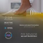 Σετ Εύκαμπτης Ταινίας LED 1.2m 3W με Αισθητήρα Κίνησης για Μονό Κρεβάτι V-TAC IP65 Φυσικό 4000K – 212549