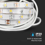 Σετ Εύκαμπτης Ταινίας LED 1.2m 3W με Αισθητήρα Κίνησης για Μονό Κρεβάτι V-TAC IP65 Φυσικό 4000K – 212549