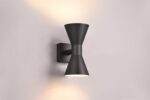 Απλίκα Up-Down Μαύρο Ματ ARDAS 2x GU10 IP54 Trio Lighting – 212560232