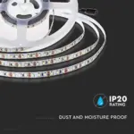 LED Ταινία 12W V-TAC Dimmable 24V 1680lm/m Θερμό 3000K 5 Μέτρα – 212596
