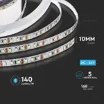 LED Ταινία 12W V-TAC Dimmable 24V 1680lm/m Θερμό 3000K 5 Μέτρα – 212596