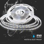 Ταινία LED SMD2835 DC:24V IP65 7.5W/m ψυχρό λευκό 100lm/W V-TAC – 212627