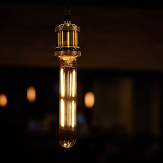 Λάμπα LED E14 T20 Filament 4W θερμό λευκό 3000K γυαλί διάφανο V-TAC – 212701