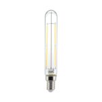Λάμπα LED E14 T20 Filament 4W θερμό λευκό 3000K γυαλί διάφανο V-TAC – 212701