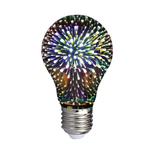 LED Λάμπα E27 A60 3W 3D Filament V-TAC 300° 20lm Θερμό Λευκό 3000Κ – 212704