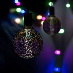 LED Λάμπα E27 G125 4W 3D Filament V-TAC 300°  – 212706