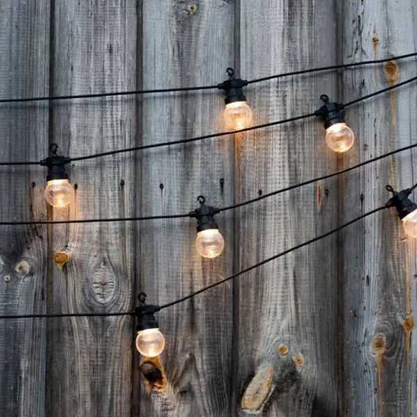 Αδιάβροχο φωτιστικό γιρλάντα 5m με 10 λάμπες Filament Θερμό λευκό 3000Κ V-TAC – 212728