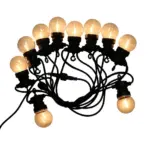 Αδιάβροχο φωτιστικό γιρλάντα 5m με 10 λάμπες Filament Θερμό λευκό 3000Κ V-TAC – 212728