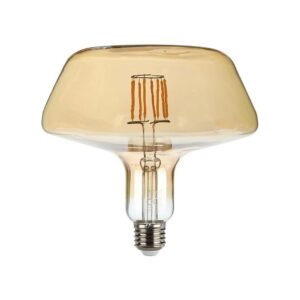 LED Λάμπα E27 T180 8W Filament Amber V-TAC 300° 620lm Θερμό Λευκό 2200Κ – 212790