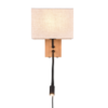 Επιτοίχιο Φωτιστικό Trio Lighting LED 1xE27 Ξύλινου Χρώματος – 212870236