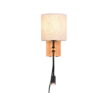 Επιτοίχιο Φωτιστικό Trio Lighting 1xE27 Ξύλινου Χρώματος – 212879236