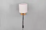 Trio Lighting 212879236 NILAM Φωτιστικό Τοίχου Ξύλο/Λευκό με Reader 3.1W 310lm 3000K + 1xE27