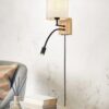 Επιτοίχιο Φωτιστικό Trio Lighting 1xE27 Ξύλινου Χρώματος – 212879236