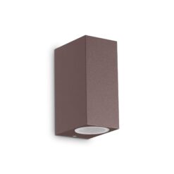IDEAL LUX Φωτιστικό Τοίχου UP IP44 2xG9 Καφέ Χρώματος – 213354