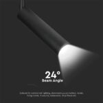 LED φωτιστικό ράγας Samsung COB 15W 5000K Μαύρου Χρώματος V-TAC – 21361