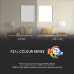 LED φωτιστικό ράγας Samsung COB 33W 3000K Μαύρου Χρώματος V-TAC – 21371