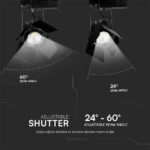 LED φωτιστικό ράγας Samsung COB 33W 4000K Μαύρου Χρώματος V-TAC – 21372