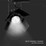 LED φωτιστικό ράγας Samsung COB 33W 4000K Μαύρου Χρώματος V-TAC – 21372