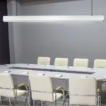 LED Γραμμικό Κρεμαστό Φωτιστικό 120cm Ασημί 40W V-TAC PRO Samsung Chip 3590lm 120° Φυσικό Λευκό 4000K – 21384