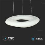 LED ΚΡΕΜΑΣΤΟ ΦΩΤΙΣΤΙΚΟ 36W SMD CCT 3 ΣΕ 1 ΣΤΡΟΓΓΥΛΟ ΣΧΗΜΑ ΜΕ ΔΥΝΑΤΟΤΗΤΑ ΡΥΘΜΙΣΗΣ ΤΗΛΕΧΕΙΡΙΣΤΗΡΙΟΥ V-TAC  – 213959