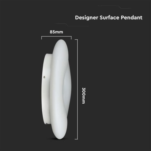 LED Φωτιστικό Οροφής 20W Λευκό Dimmable V-TAC με Εναλλαγή Χρώματος με Τηλεχειριστήριο – 213966