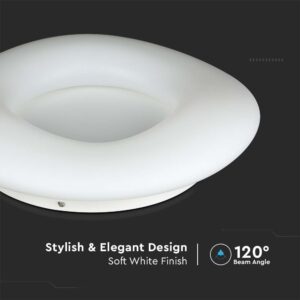 LED Φωτιστικό Οροφής 20W Λευκό Dimmable V-TAC με Εναλλαγή Χρώματος με Τηλεχειριστήριο – 213966