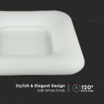 LED Φωτιστικό Οροφής 26W με Εναλλαγή Χρώματος και Λευκό Σώμα Dimmable V-TAC – 213970