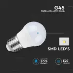 LED λάμπα E27 G45 SMD 3.7W ψυχρό λευκό 6500K V-TAC – 214207