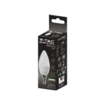 LED λάμπα E14 κερί SMD 3.7W θερμό λευκό 3000K V-TAC – 214216
