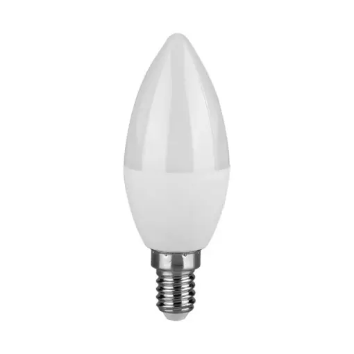 LED λάμπα E14 κερί SMD 3.7W θερμό λευκό 3000K V-TAC – 214216