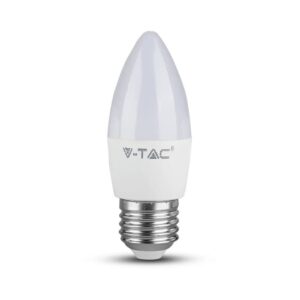 Λάμπα LED E27 Κερί SMD 4.5W θερμό λευκό 3000K V-TAC – 2143421