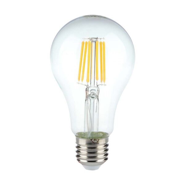 LED Λάμπα E27 10W  Filament V-TAC 1055lm Θερμό 3000K – 214410