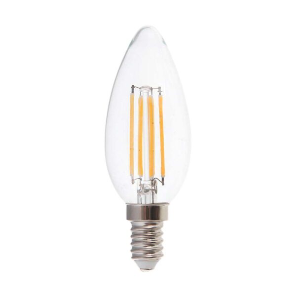 LED Λάμπα E14 4W  Filament V-TAC Φυσικό 4000K – 214413