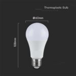 Λάμπα LED E27 A65 SMD 17W  3000K V-TAC – 214456