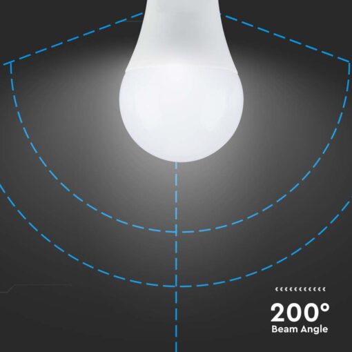 Λάμπα LED E27 A65 SMD 17W  3000K V-TAC – 214456