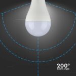 Λάμπα LED E27 A65 SMD 17W  4000K V-TAC – 214457