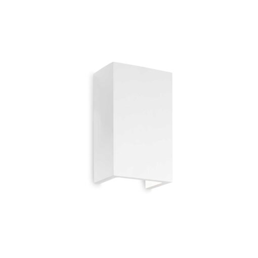 IDEAL LUX Απλίκα Τοίχου FLASH GESSO 1XG9 Λευκού Χρώματος – 214689
