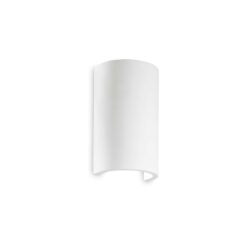 IDEAL LUX Απλίκα Τοίχου FLASH GESSO 1xG9 Λευκού Χρώματος  – 214696