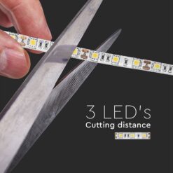 LED Ταινία 11W V-TAC Dimmable 900lm/m Αδιάβροχη IP65 Θερμό Λευκό 3000K 5 Μέτρα – 212149