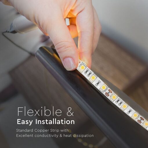 LED Ταινία 11W V-TAC Dimmable 900lm/m Αδιάβροχη IP65 Θερμό Λευκό 3000K 5 Μέτρα – 212149