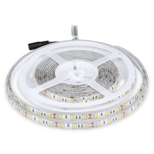 LED Ταινία 11W V-TAC Dimmable 900lm/m Αδιάβροχη IP65 Θερμό Λευκό 3000K 5 Μέτρα – 212149