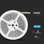 LED Ταινία 11W V-TAC Dimmable 900lm/m Αδιάβροχη IP65 Θερμό Λευκό 3000K 5 Μέτρα – 212149