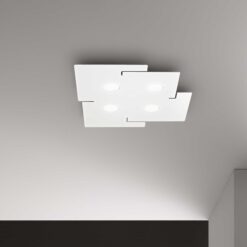 IDEAL LUX Φωτιστικό Οροφής TOTEM 4xGX53 Λευκού Χρώματος- 215778