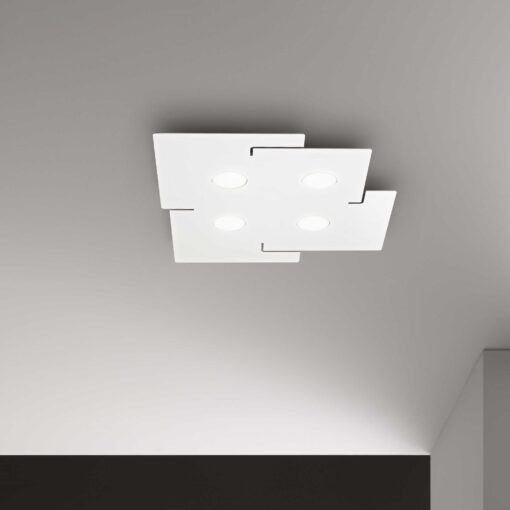 IDEAL LUX Φωτιστικό Οροφής TOTEM 4xGX53 Λευκού Χρώματος- 215778