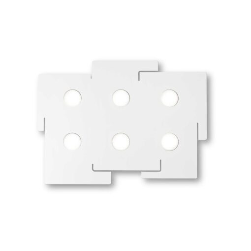 IDEAL LUX Φωτιστικό Οροφής TOTEM 6xGX53 Λευκού Χρώματος – 215785